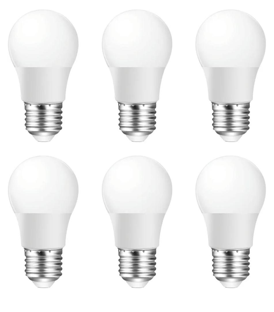 3W LED Light Bulb,3W E26 LED Light Bulbs,Low Wattage Light Bulbs,3000K Soft White,15W Equivalent,for Bathroom Vanity Porch String Light Bulbs,Non-dimmable, 8 Pack