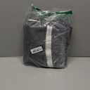 No Hooks Needed Linen Textured Shower Curtain with Snap-in Fabric Liner Set,Hotel Luxury Decor Waterproof Shower Curtains for Bathroom with Mesh Top Window,Washable,71Wx74H,Charcoal Grey