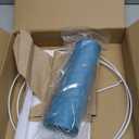 PATIKIL Lamp shades for Table Lamps 11.4" Top x 12.6" Bottom x 9.8" High Drum Lamp shades for Floor Lamps Medium Linen Lampshade Easy Assembly for Lamp Replacement, Blue