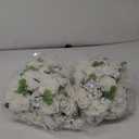 NUPTIO Flower Ball Arrangement Bouquet - 2 Pcs 15.7 inch Diameter White Fake Flowers Roses Balls for Centerpieces Tables - Artificial Rose Arrangements for Wedding Centerpiece Table Decorations