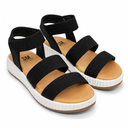 Sandal Heel Diamond Style Size 9 Black Womens