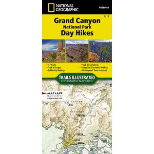 Grand Canyon National Park Day Hikes Map (National Geographic Topographic Map Guide, 1711)