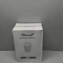 Clawsoff 100 Pack 12 oz Disposable Coffee Cups with Lids, Insulated Ripple Wall To-Go Paper Coffee Cups Suitable for Chocolate Cocoa and Hot/Cold Drinks (Grey)
