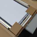 Mirror Full Length, Upgraded Body Wall Mirrors with Shatter-Proof Glass, Floor Standing, Hanging or Leaning, Tall Mirror with Stand Aluminum Alloy Frame for Bedroom (59"L x 16"W, Gold-rect)