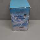 Topcee Cooling Blanket (90"x90"Queen Size) for Sweats Absorbs Heat to Keep Adults Cool on Warm Nights, Q-Max 0.5 for Hot Sleepers, Ultra-Cool Lightweight Blanket for Bed