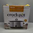 Crock-Pot 7 Quart Oval Manual Slow Cooker, Stainless Steel (SCV700-S-BR), Versatile Cookware for Large Families or Entertaining