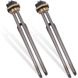 2 Pack HE 55220 Titanium Water Heater Element, Screw in 5.5KW 220V Replacement Part. Compatible with Ecosmart ECO POU 6 ECO 8 ECO 11 Smart Electric Tankless Water Heater Heating Element