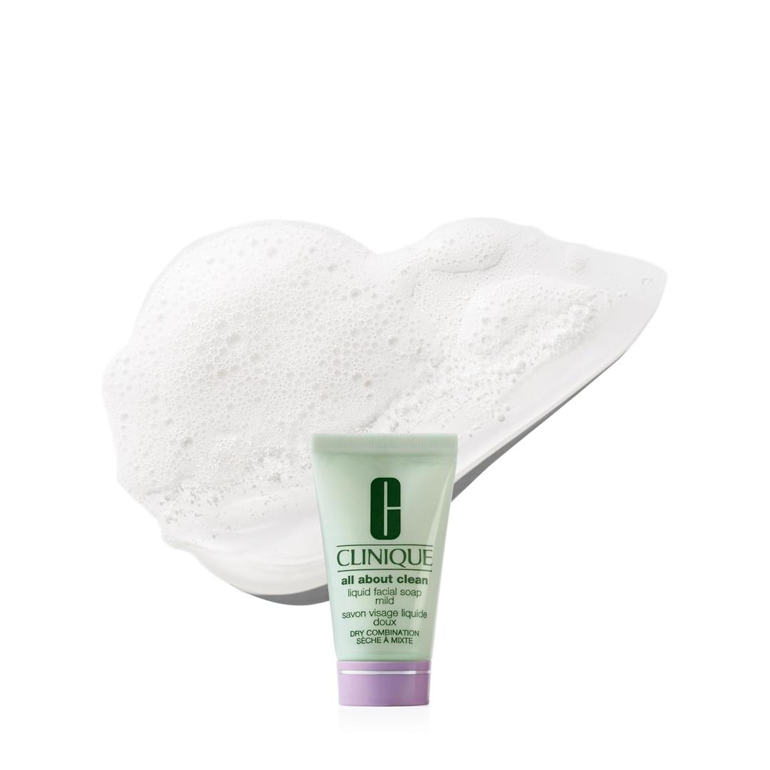 2 x Clinique 3-Step All About Clean Liquid Gentle Facial Cleanser Soap For Dry Combination Skin | Type 2