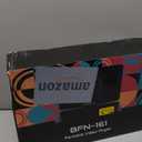 17.5" Portable DVD Player with 15.6" Large HD Screen, 6 Hours Rechargeable Battery, Support USB/SD Card/Sync TV and Multiple Disc Formats, High Volume Speaker, Black