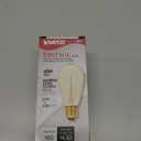 Satco S2414 40 Watt 165 Lumens ST19 Incandescent Medium Base Soft White 2700K Vintage Hairpin Coil Design Light Bulb, Dimmable