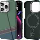 BENKS for iPhone 16 Pro Max Case Compatible with Magsafe, [PassionGreen ArmorAir] Built with Dupont Kevlar 600D Aramid, Ultra Slim & Lightweight iPhone 16 Pro Max Minimalist Case Multicolor