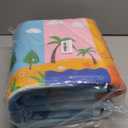 BATATADOCE Alphabet Rug for Classroom - ABC Rugs for Kids Playroom Educational Rug for Learning Alphabet,Numbers,Colors,Season and Animal Words Kids Play Mat for Classroom Bedroom,Blue,5x7 Feet