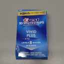 Crest 3D Whitestrips Vivid Plus, Teeth Whitening Strip Kit, 10 Treatments + 2 Bonus Treatments (Each with 1 Upper/1 Lower Strip), 24 Strips, 8 Levels Whiter, Teeth Whitening Kit