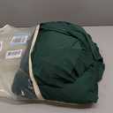 3 Pack Hunter Green Spandex Tablecloth for 8 Foot Rectangle Tables, Wrinkle Free Fitted Table Cloth Cover 8ft Green Stretchy Tablecloths with Skirt for Parties Weddings Birthday Banquet Baby Shower