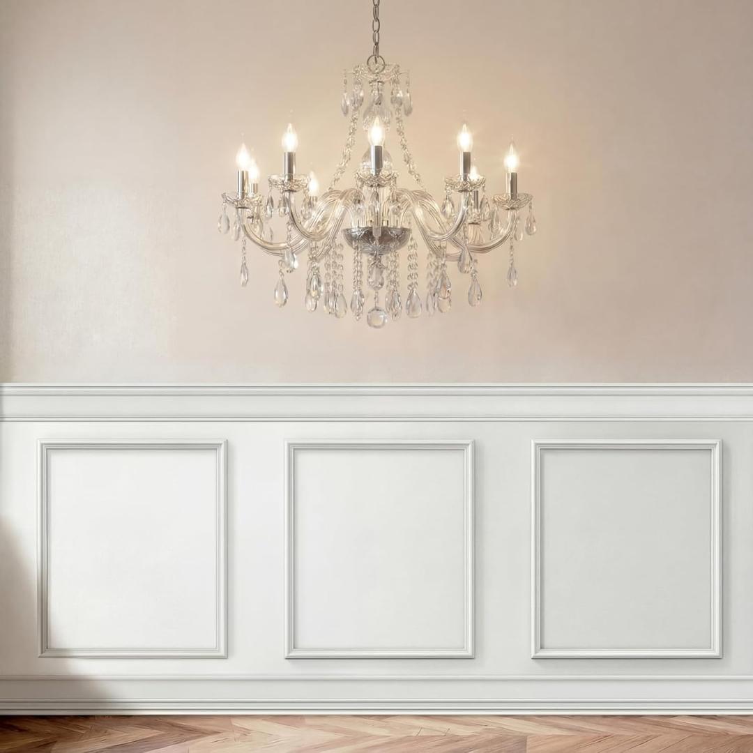 3 Set Pre-Cut Wall Peel and Stick Trim Molding Wall Wainscoting Panels 3D Self Adhesive Baseboard Molding Trim for Interior Decoration Living Room Bedroom Accent(12 x 24 x 0.98 in,White)