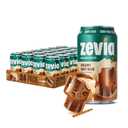 Zevia Zero Sugar Soda, Creamy Root Beer, 12 oz Cans (24-Pack) Naturally Sweetened, Non-GMO Project Verified, Gluten-Free, Vegan (EXP 03/24/27)