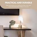 Tofficu 5-Pack Horseshoe Plastic Lampshades 5.34X4.32X1.97 Inch Replacement Lamp Covers for Floor and Table Lamps Home and Holiday Lighting