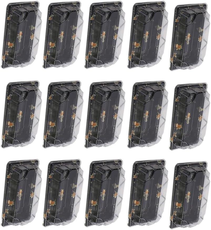 Luxshiny 50Pcs Sushi Trays with Lids, Disposable Sushi Packing Box Sandwich Boxes Fruit Cake Carry Out Container Take Out Boxes (As Shown 3)