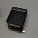 Lerat Space Heater, Portable Mini Heater for Indoor Use, 500W Fast Heating Small Desk Heater with Overheating & Tip-Over Protection, Lightweight Electric Heaters for Office, Home, Camping (Black)