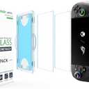 amFilm OneTouch Screen Protector for ASUS ROG Xbox Ally X/ROG Xbox Ally 2025 7'' | Auto-Alignment install | Bubble Free | 9H+ Military-Grade Tempered Glass | Drop Protection | FHD Clarity | 2 Pack