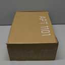 APT 1101 26 oz Glass Storage Jars with Bamboo Lid, set of 6, glass canisters with airtight lids, Clear jars with lids for Cookie, Candy, Tea, Coffee Bean and Rice (White)