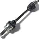 Front Left Driver Side CV Axle Half Shaft Assembly Fit for Honda Civic