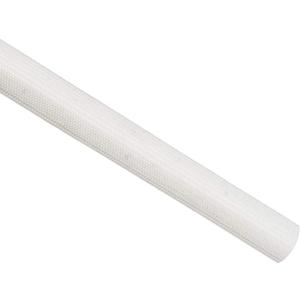 uxcell Insulation Braid Sleeve, 9.8Ft-12mm High TEMP Silicone Fiberglass Sleeve White