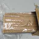 LazBlinds No Drill Bamboo Roman Shades, 29" W x 64" H, Star-Brown