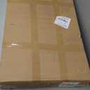 Solid Wooden Desk with Drawers - 24 x 16 Inch Narrow Desks, Rubberwood Mid Century Modern Desks, Small Writing Desk for Bedroom|Small Spaces - Walnut Color