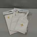 2 Sets Mr and Mrs Honeymoon Passport Wallets Travel Holder PU Leather White Luggage Suitcase Tag Couple Travel Passport Wallet Cover Blocking Card Slots ID Bag for Women Men