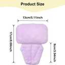 2PCS Lymphedema Axilla Pillow for Mastectomy Recovery – Cotton Post Breast Surgery Pillow for Sleeping, Armpit Pain Relief, Mastectomy Underarm Pillow for Comfort Support (Purple)