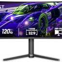 Amzfast 49 Inch Curved Monitor 120Hz DQHD 5120x1440p Ultrawide Gaming Monitor, 120% sRGB, 1500R, 1ms MPRT, HDR10, Adaptive Sync, PIP/PBP, Height Adjustable, HDMI 2.0/DP 1.4, VESA 75x75, AMZG49C7U