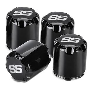 MIXOPOLY Golf Cart SS Wheel Center Hub Caps Universal for Yamaha Club Car EZGO Golf Cart with Alloy 8" 10" 12" Wheels, Push in Style, Set of 4