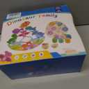 Montessori Dinosaur Toddler Toys Wooden Puzzles Gift for Ages 1 2 3 4 Year Old Kid Boys Girls Animal Dino Egg Toys, Wooden Blocks Stacking Sorting Toddler Fat Brain Easter Gift Preschool Learning