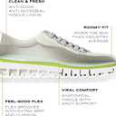 Dr. Scholl's Women's Time Off Sneaker Sneaker White 6.5 M