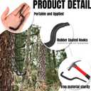 30 Pcs 3 Size Bow Hangers for Tree Stand Bow Hooks for Hunting Archery Bows Hunting Accessories Tree Stand Accessories Bows Gear Holder Screw in Accessory Hook Hunt (Black)