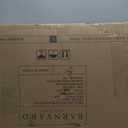 VooBang Arched Wall Mirror, 30 x 38 inch Arch Bathroom Mirror, Wall Mounted Vanity Mirror with Arch Metal Frame, Modern Bathroom Vanity Mirror for Bedroom, Living Room, Hanging or Leaning, Black