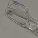 VISOONE Oversized TR90 Blue Light Blocking Glasses Fashion Accessories Non Prescription for Women Harvard (Clear)