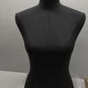 EaseHome Female Mannequin Torso, Height Adjustable Dress Form Manikin Body Clothing Display with Metal Bracket and Rectangular Base for Sewing Dress Display,Black