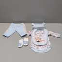 Reborn Baby Doll Clothes Boy 5pcs for 17- 18 inch Reborn Doll Boy Blue Outfit Set