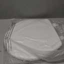 Bemis Slow Close Round Toilet Seat, Easy Clean Hinges, White
