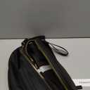 Spacious Nylon Crossbody Bag Bum Bag Handbags Wallets Purses Trendy Shoulder Bag for Women (Black)