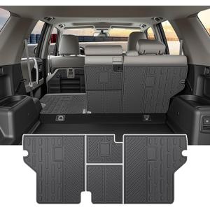 Seat Back Cover for 2010-2024 Toyota 4Runner 5 Seats (No 3rd Seat) All Weather Cargo Liner Rear Backrest Protector Mats Accessories