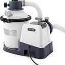 INTEX SX925 Krystal Clear Sand Filter Pool Pump for Above Ground Pools: 925 GPH Pump Flow Rate  Improved Circulation and Filtration  Easy Installation  Improved Water Clarity  Easy-to-Clean (925 Gallons Per Hour)