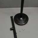 RUMOSE 13 Inch Oil Rubbed Bronze Towel Stand Hand Towel Holder Bathroom Kitchen Vanity Countertop T-Shape Towel Rack Free Standing Stainless Steel Towel Bar Towel Ring