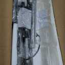 Wood Kitchen Island Lighting,4-Light Farmhouse Dining Room Light Fixture Matte Black Modern Chandeliers for Dining Room Over Table Hanging Pendant Light with Glass Shade for Bar Restaurant