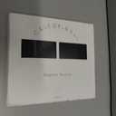 Polymer Material Reusable Napkin Band, Glue-Free Tear-Proof Water Resistant Oil-Proof Napkin Bands Set of 200(Front Black Color and Back White), 6 Adjustable Sizes Napkin Rings