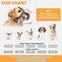 KOOLTAIL Dog Muzzle, Soft Muzzle for Small Medium Large Sized Dogs to Anti & Prevent Barking Grooming Biting, Reflective Adjustable Air Mesh Basket Muzzles, Allows Panting and Drinking, Beige Plaid S