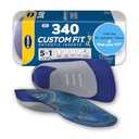 Dr. Scholl’s Custom Fit Orthotics 3/4 Length Arch Support Shoe Inserts - Plantar Fasciitis Relief Insoles for Men and Women, Immediate All-Day Total Lower Body Pain Relief, FSA HSA Eligible, CF340