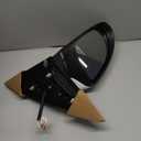 Left Driver Side Mirror Compatible with 2016 2017 2018 Kia Optima Rear View Mirror With In-housing Signal Light, Manual Folding Power Glass Non-Heated Paintable